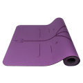 Wholesale Fitness Double Sided Custom Logo TPE Yoga Mat with Position Line